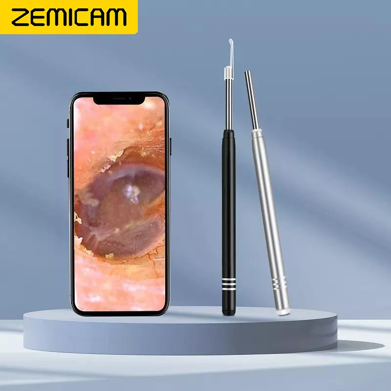 Камера-Эндоскоп для чистки ушей 5 мм 3 9 в 1 визуальный отоскоп с микро-USB Type-C 6