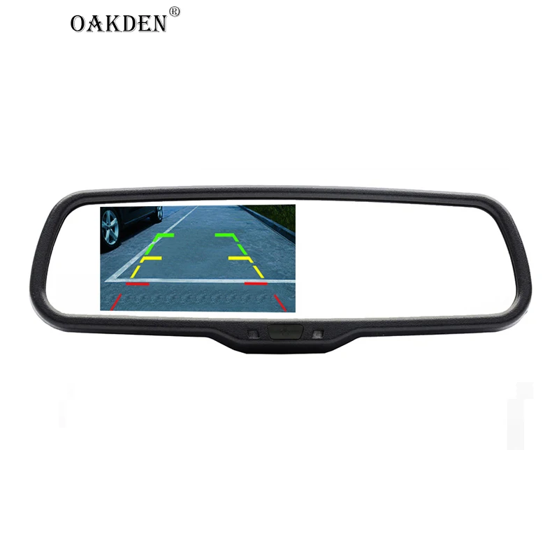 Car Rear View Mirror Camera Monitor With Original Special Bracket Parking For Peugeot 107 206 106 Toyota Aygo Citroen C1