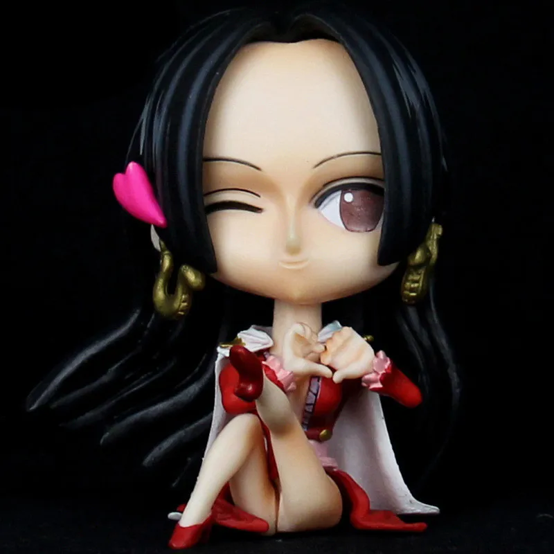 

Фигурки героев Аниме One Piece, 9 см, обезьянка D, Луффи, Эйс, Хэнкок, чоппер, версия Q, кавайные фигурки, Коллекционная модель из ПВХ, игрушка