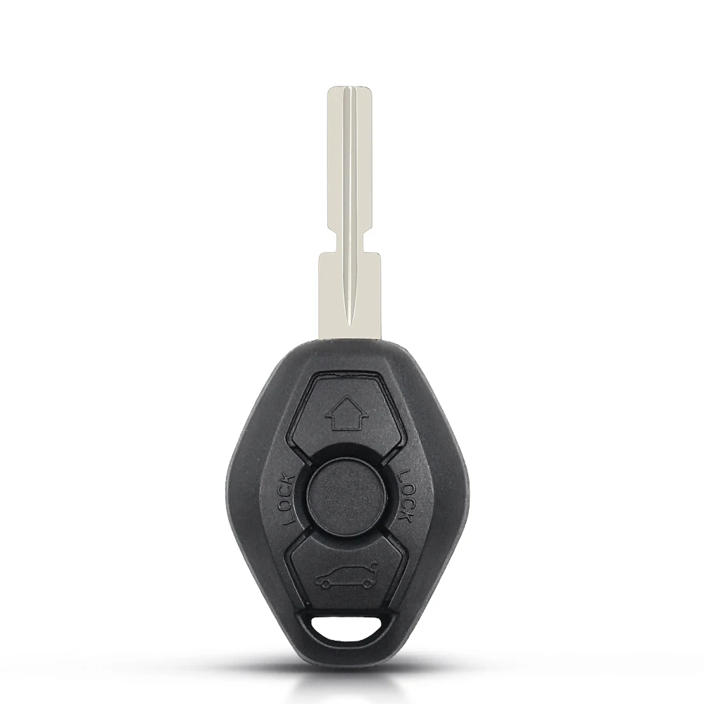 

KEYYOU 10X корпус автомобильного ключа с дистанционным управлением, 3 кнопки для BMW 1 3 5 6 7 серии X3 X5 Z3 Z4, сменный чехол для брелока, чехол без ключа