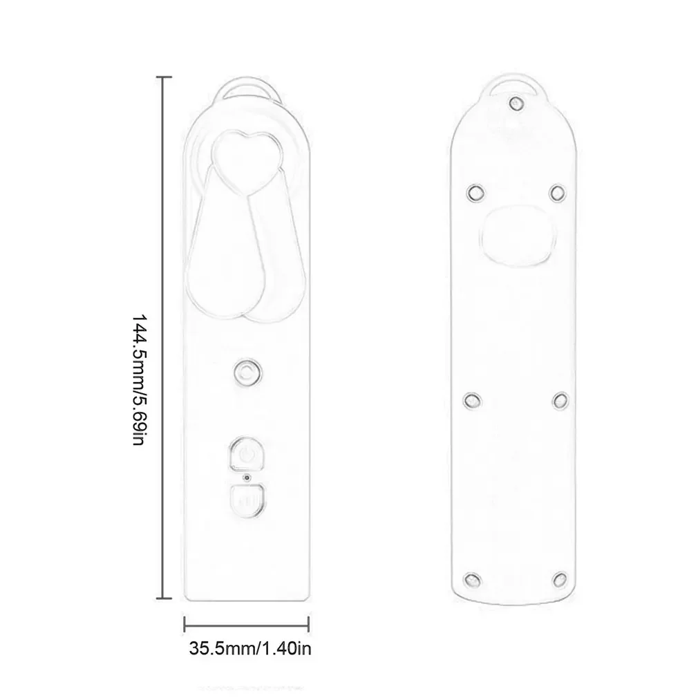 USB перезаряжаемый мини-вентилятор 2-в-1 отпариватель увлажнитель для лица спрей