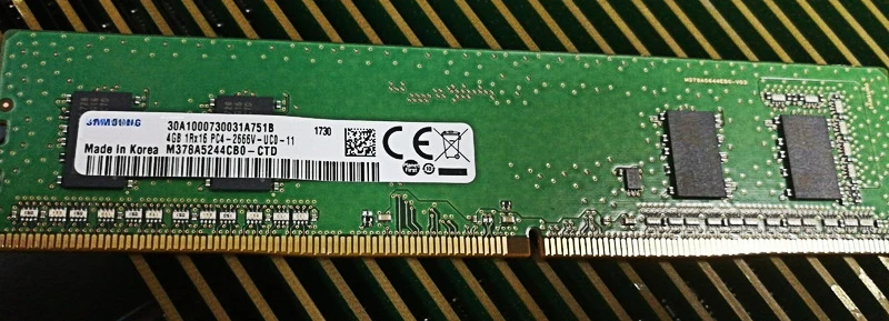 

RAM 4G 1RX16 PC4-2666V DDR4 2667 M378A5244CB0-CTD Desktop Memory