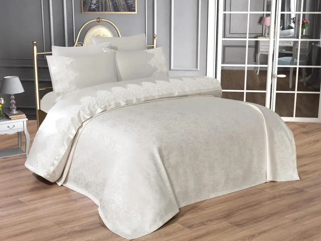 

Çeyizdiyarı French Laced Betül Pique Pack Cream