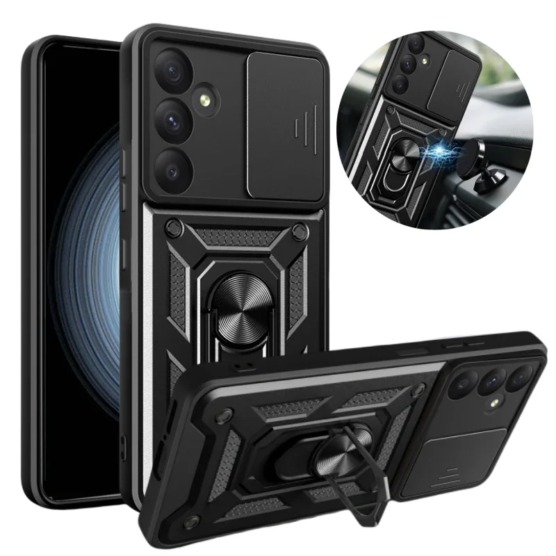 Для Samsung Galaxy A05 A05S A15 A35 A55 Чехол слайд-объектив Armor Противоударный чехол для A 05 S 15 35