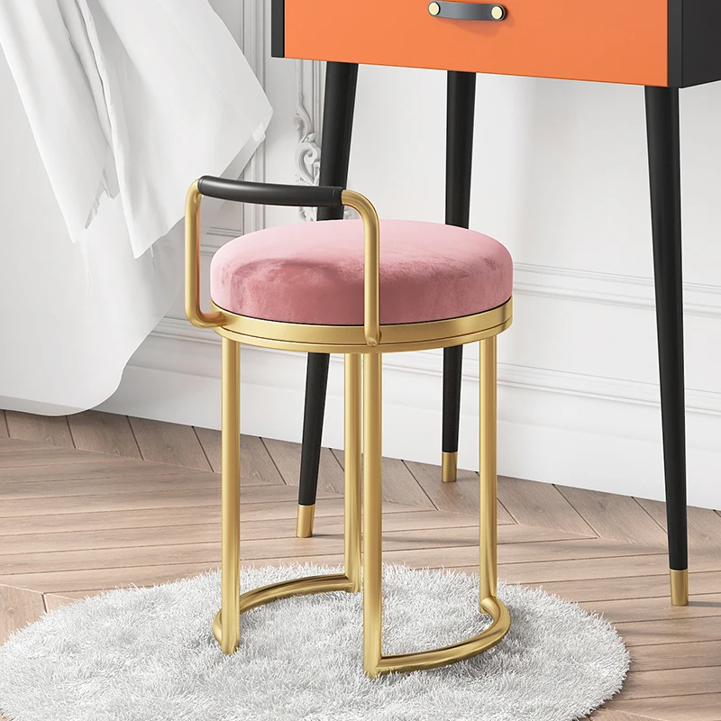 

Bar Gaming Stools Kitchen Office Footrest Multifunction Furniture Makeup Chairs Nordic Garden Minimalist Muebles Furniture