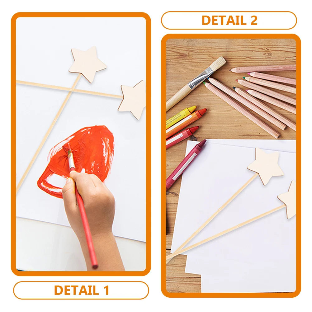 Рисунок 6 - Разноцветные деревянные палочк