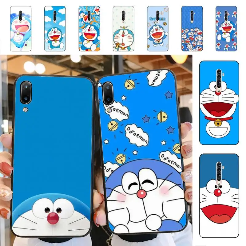 

BANDAI Doraemon Phone Case for Vivo Y91C Y11 17 19 17 67 81 Oppo A9 2020 Realme c3