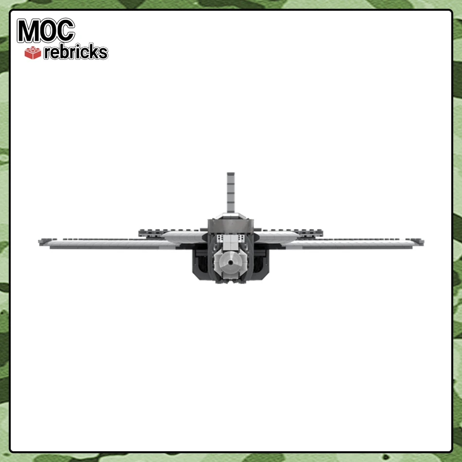 MOC военные ВВС США F-111 Aardvark полетное оборудование строительные блоки модель