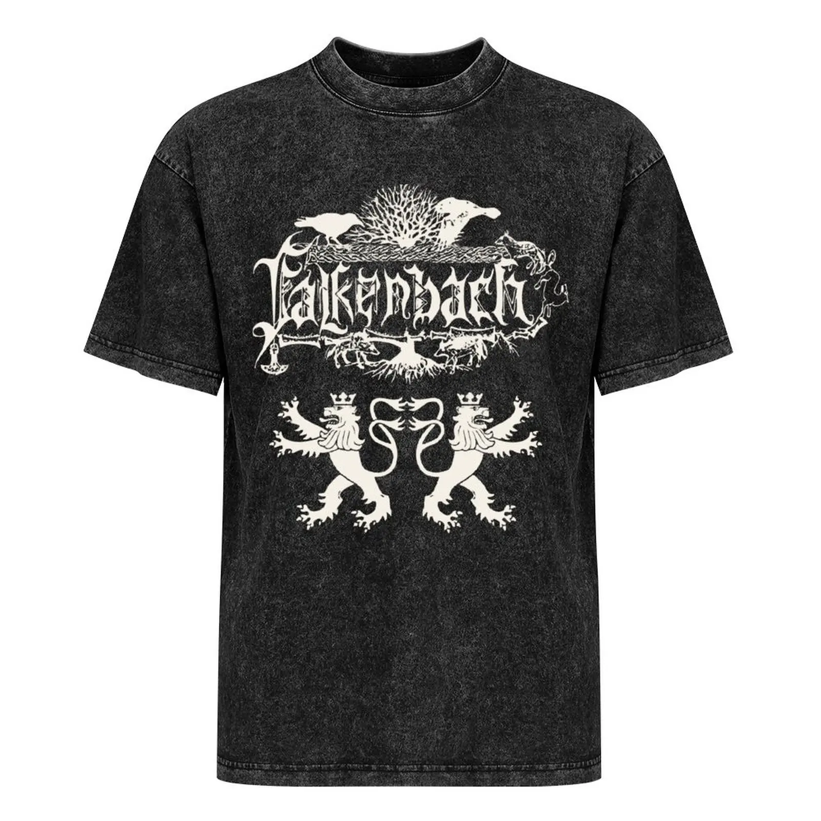 Футболка Falkenbach с графическим рисунком винтажные футболки рэпера мужские