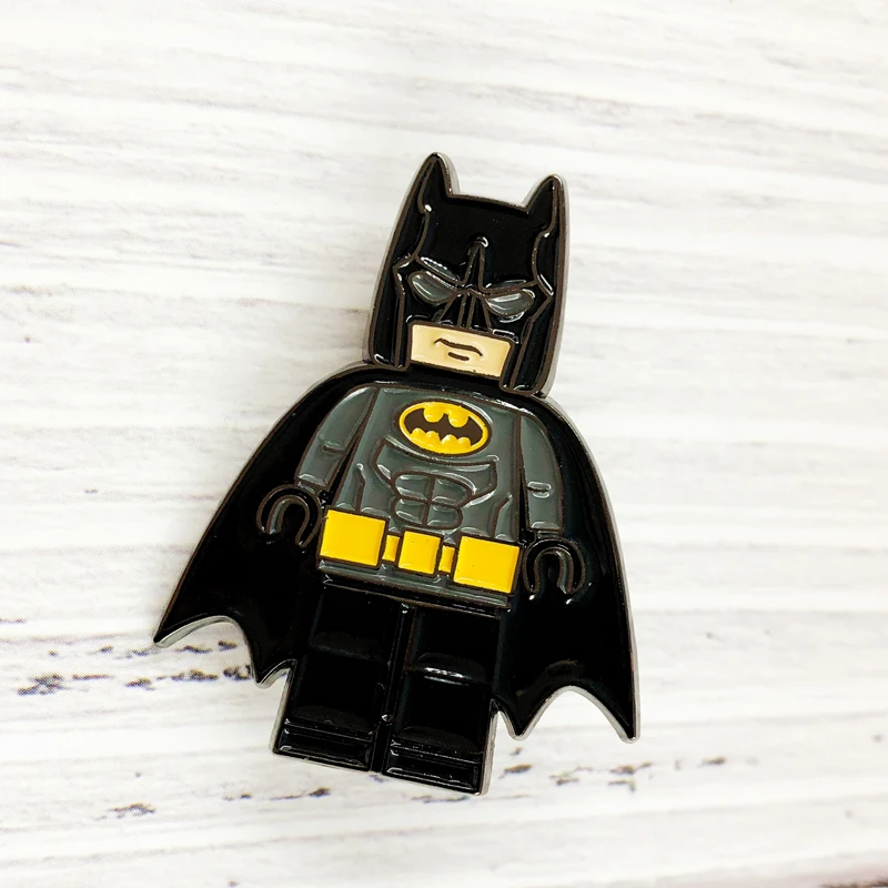 LXJERY заколка в виде супергероев американском стиле значок на рюкзак забавная