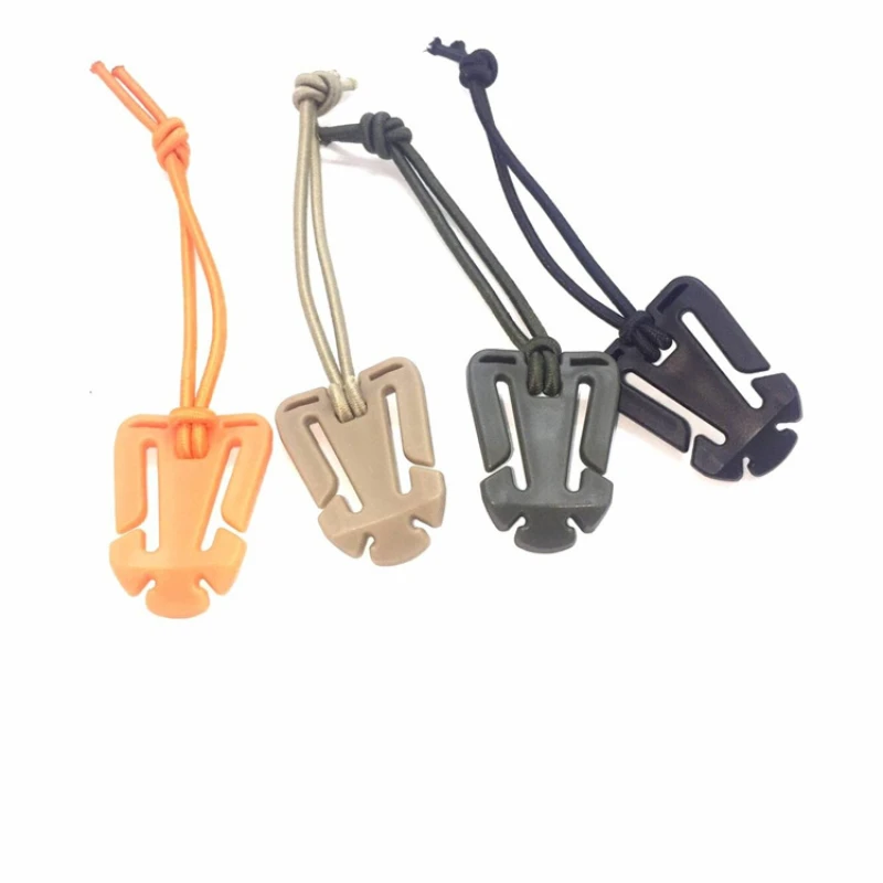 

1 Pc Backpack Carabiner EDC Tool Elastic Rope Webbing Buckle Winder Camping Tool Multitool Camping Equipment