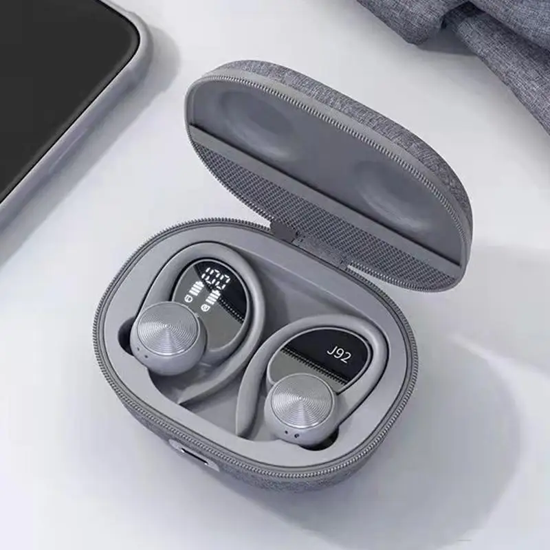 

J92 беспроводные Bluetooth-наушники, ушные крючки, Bluetooth-наушники, TWS спортивные водонепроницаемые ушные крючки