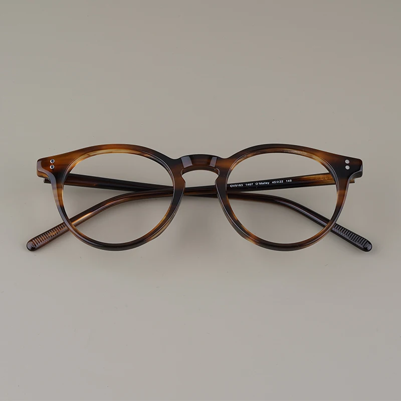 OV5183 оправа для очков женщин и мужчин круглые винтажные очки высшего качества