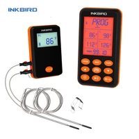 inkbird wireless food meat thermometer with 4 temperature probes 1000 feet signal remote monitor indoor outdoor bbq thermometer