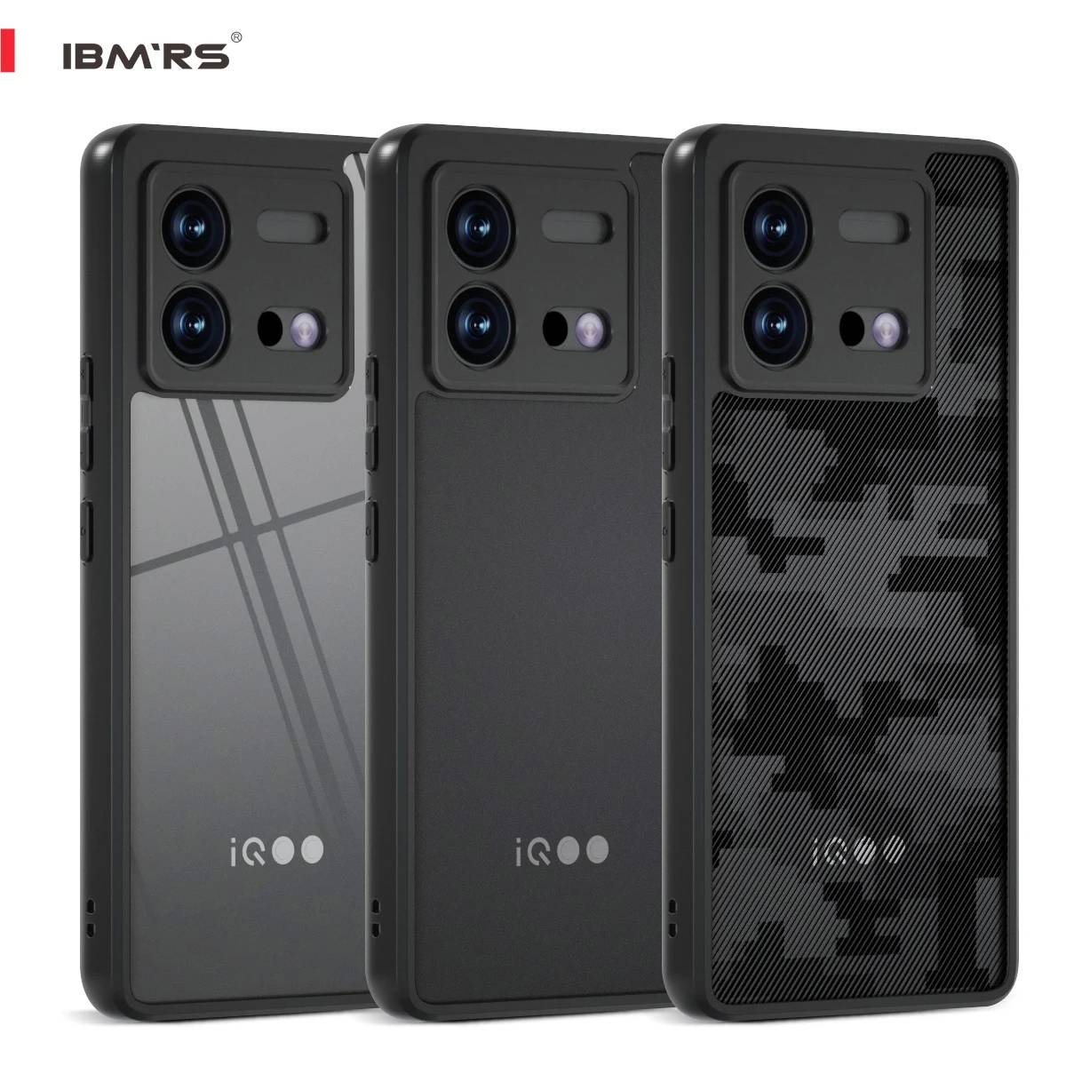 Мягкий чехол для телефона Vivo iQOO Neo8 и 8Pro матовый черный цвет предотвращает жирные