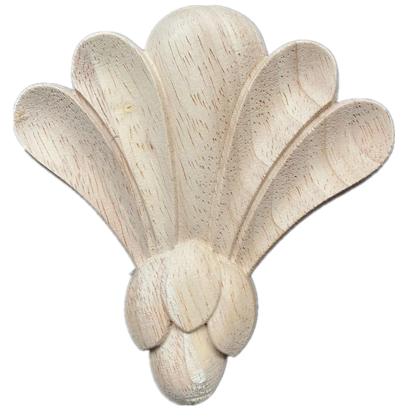 1 шт. резьба по дереву накладки розы Аппликации Наклейки для мебели античный