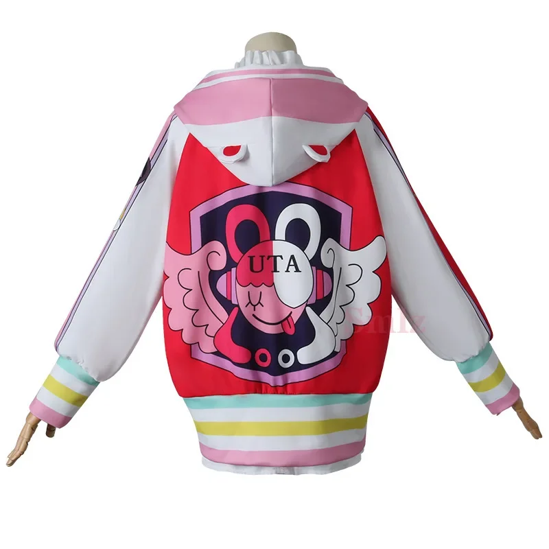 Костюм для косплея аниме Танцующая дочь розовая куртка юбка рукава женское