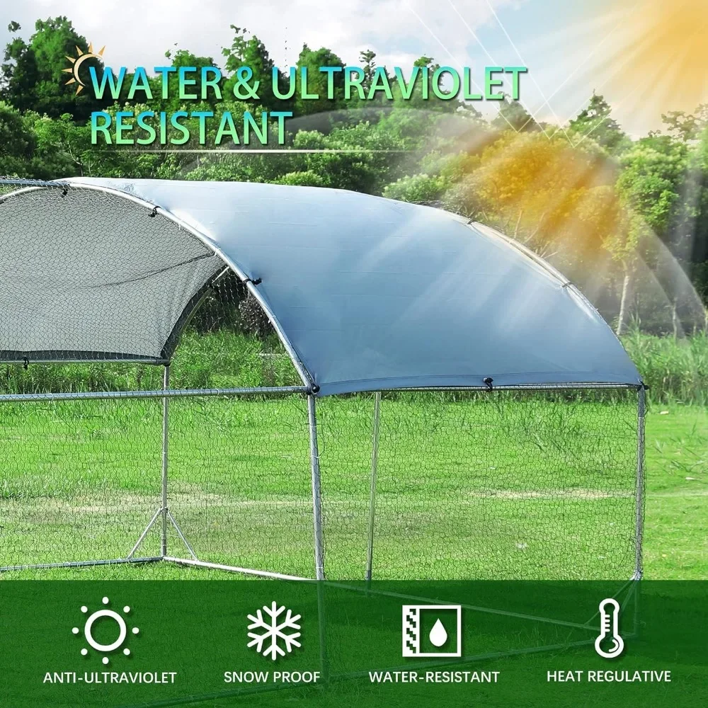 Большая Металлическая куриная курятница обновленная трехопорная проволочная