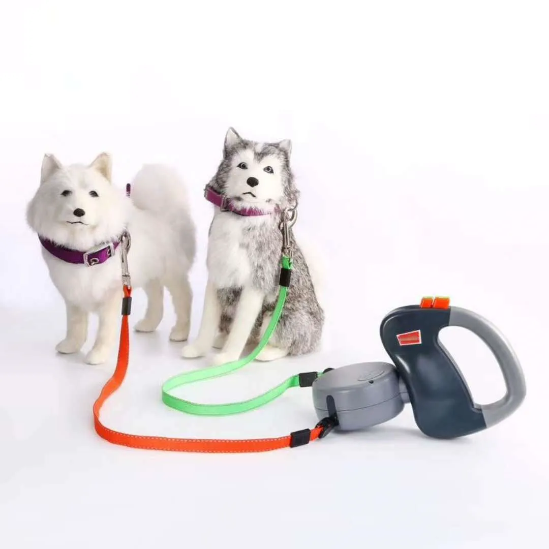 

3M Pet Dog Leash Retractable Walking Leash Convenient Pet Rope Double Head Dog Walker Automatic Retractable Leash