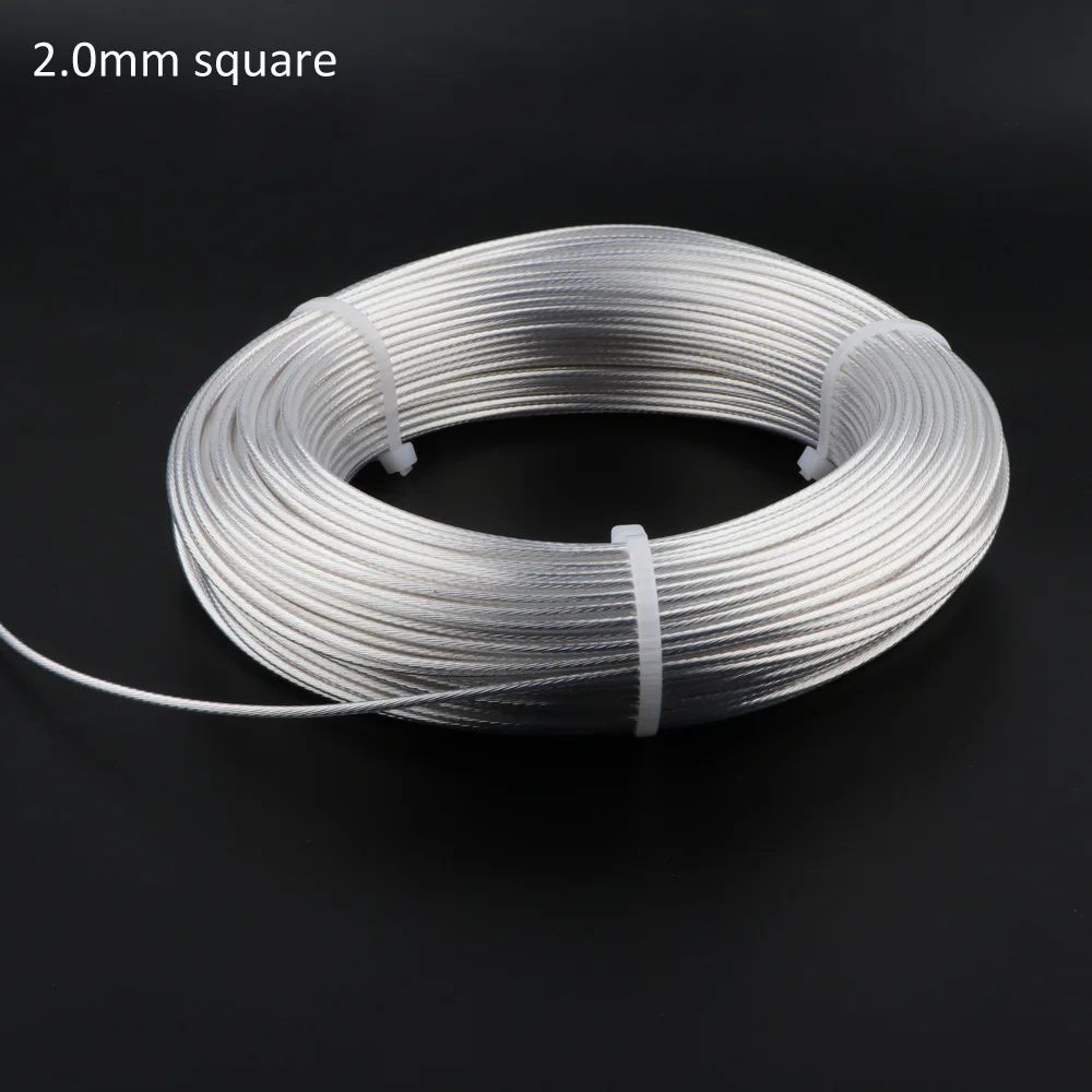 Hifi 6N OCC OFC посеребренные медные аудио провода запись баланса сигнала кабель Diy PTFE провод для наушников для домашней звуковой системы