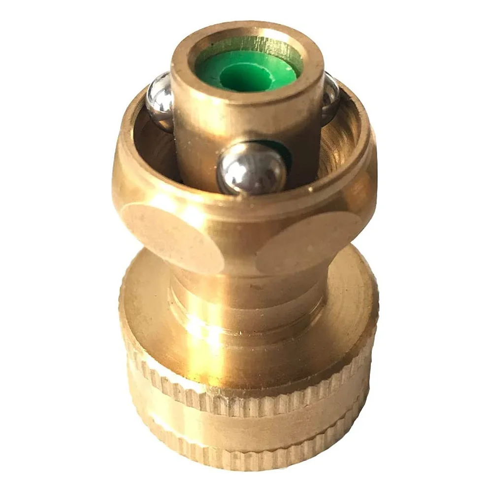 

Practical Brass Nozzle Hose Head 3/4\\\" Threaded Accessories Car Washing Cleaning Connection Garden High-pressure