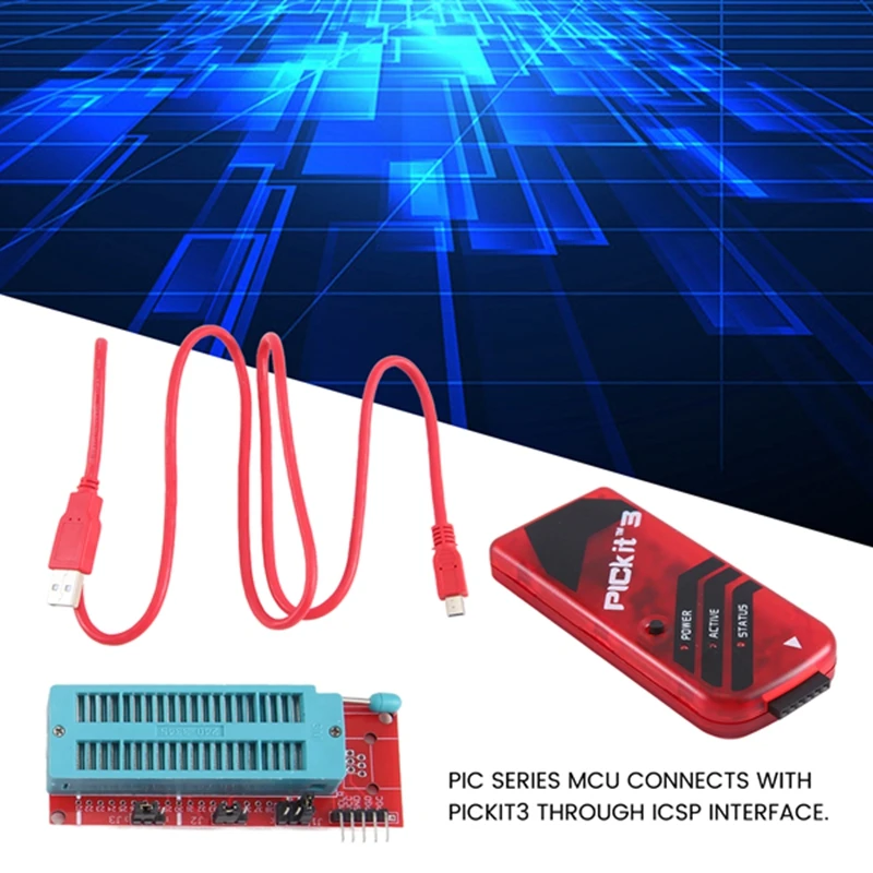 Фото Программатор PICKIT3 Universal PIC ICD2 PICKit 2 PICKIT 3, адаптер для программирования Seat-ABFT №3