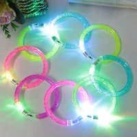 led luminous colorful bracelet fluorescent party prop concert support props happy birthday party night neon party kids toys