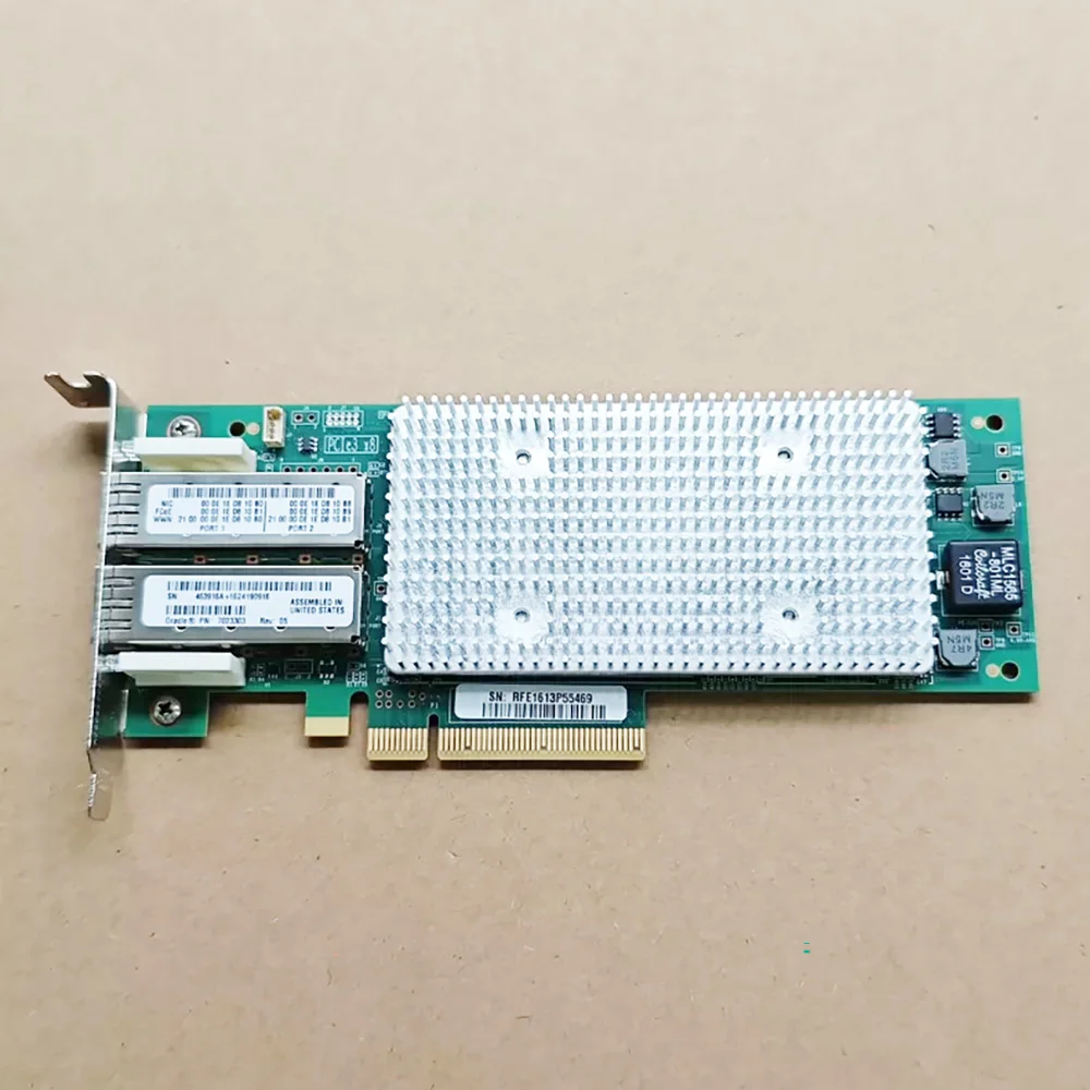 Для QLOGIC QLE8362-ORL двухпортовая оптоволоконная сетевая карта 16 ГБ