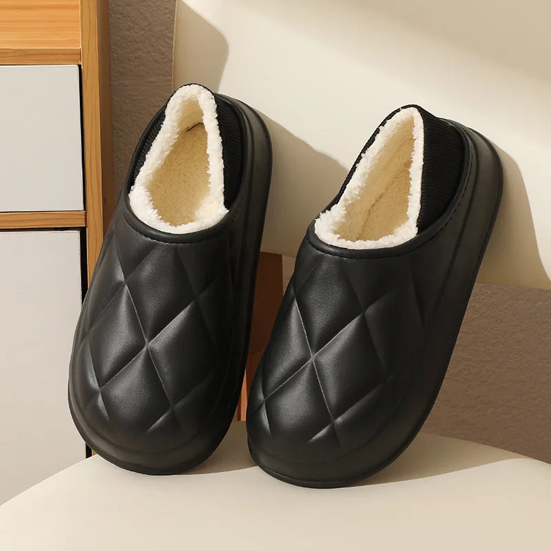 

HH934 slippers that feel like stepping on shit, home use non-slip postpartum shoes, warm bags and cotton slippers