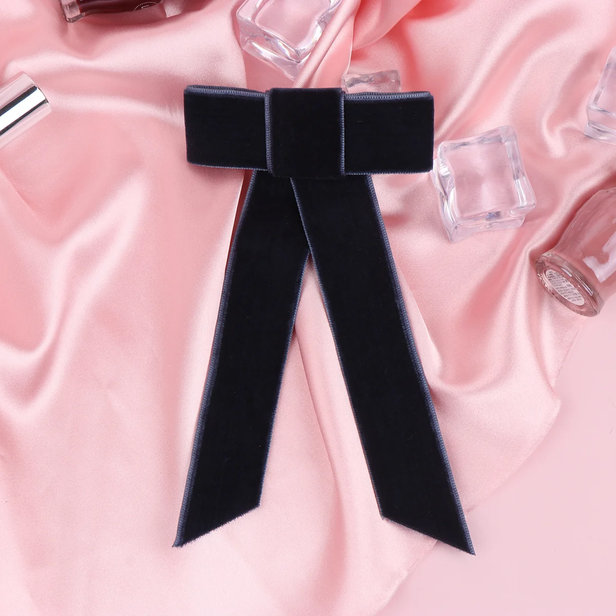 

Заколка для волос с большим бантом, Весенняя заколка для волос, женские заколки для волос, заколка для волос с бантом, головной убор для (синий)