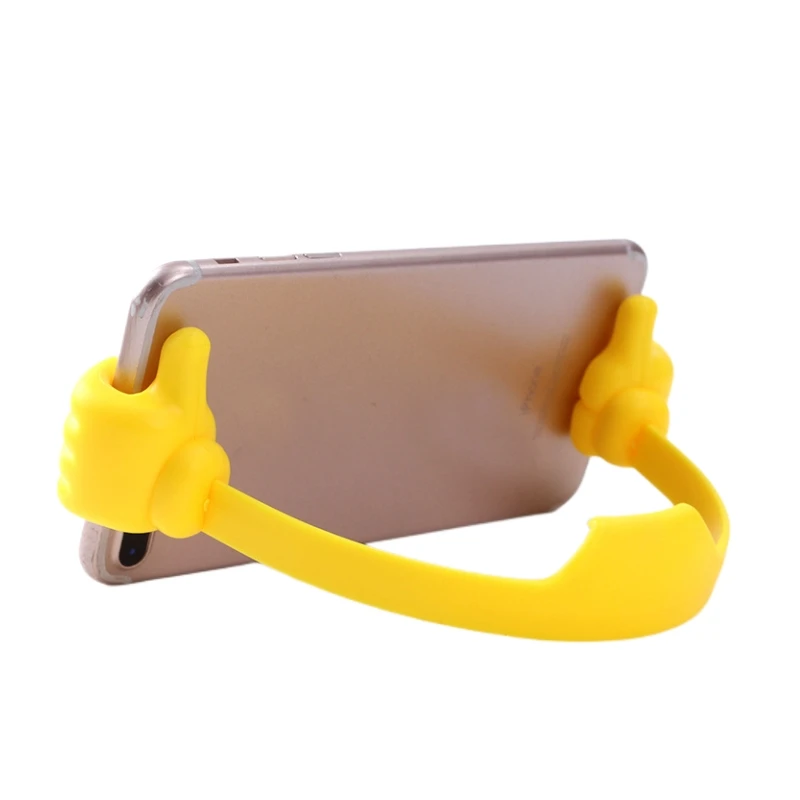 

Mobile Phone Stand Tablet Computer Holder Thumb Shape Lazy Person Stand Desktops Portable Lovely Free Shipping Items Accessories