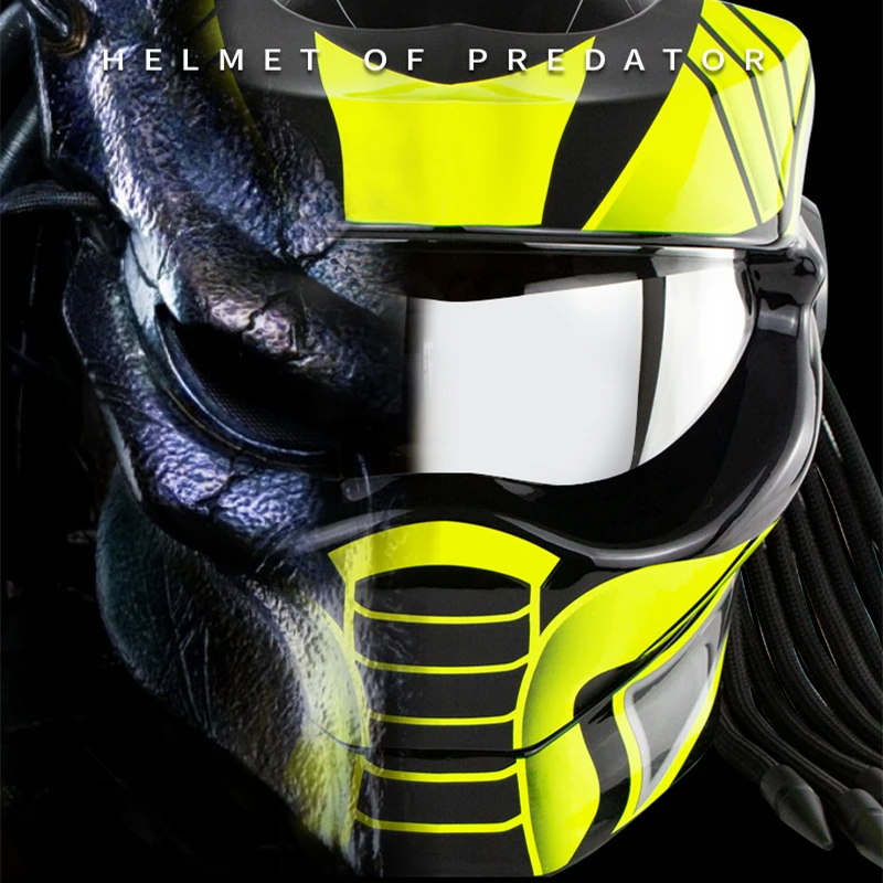 Мотоциклетные шлемы SOMAN шлем хищника железного воина в стиле ретро с закрытым