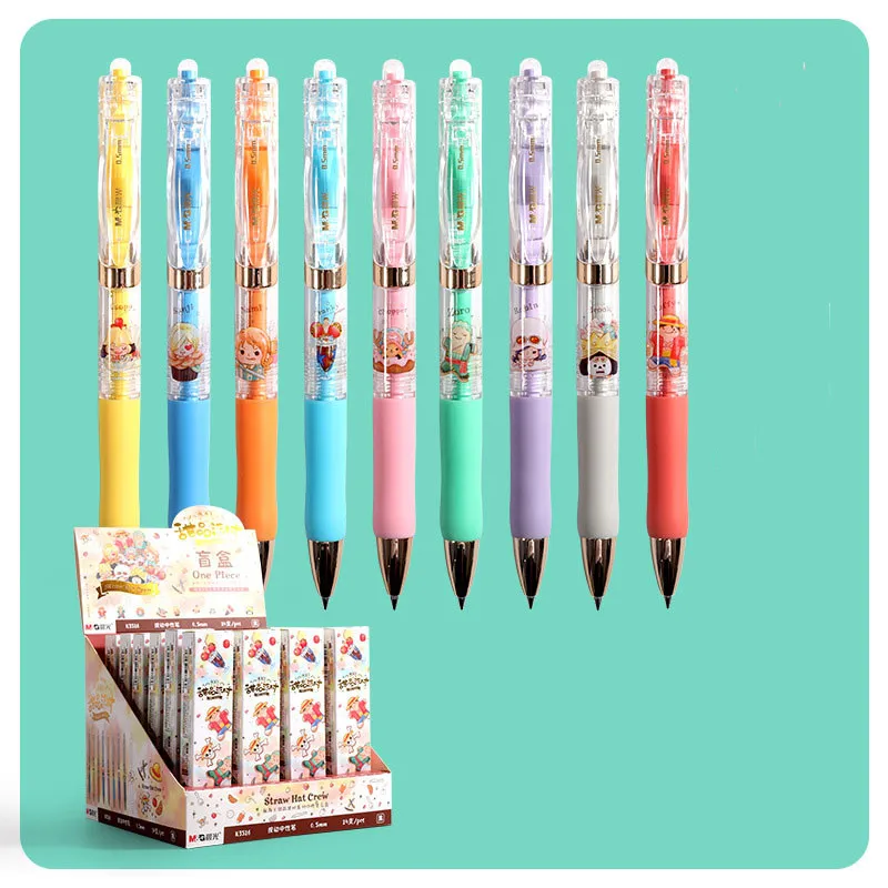 

Гелевая ручка с пиратским принтом, 0,5 мм, 24 шт./лот