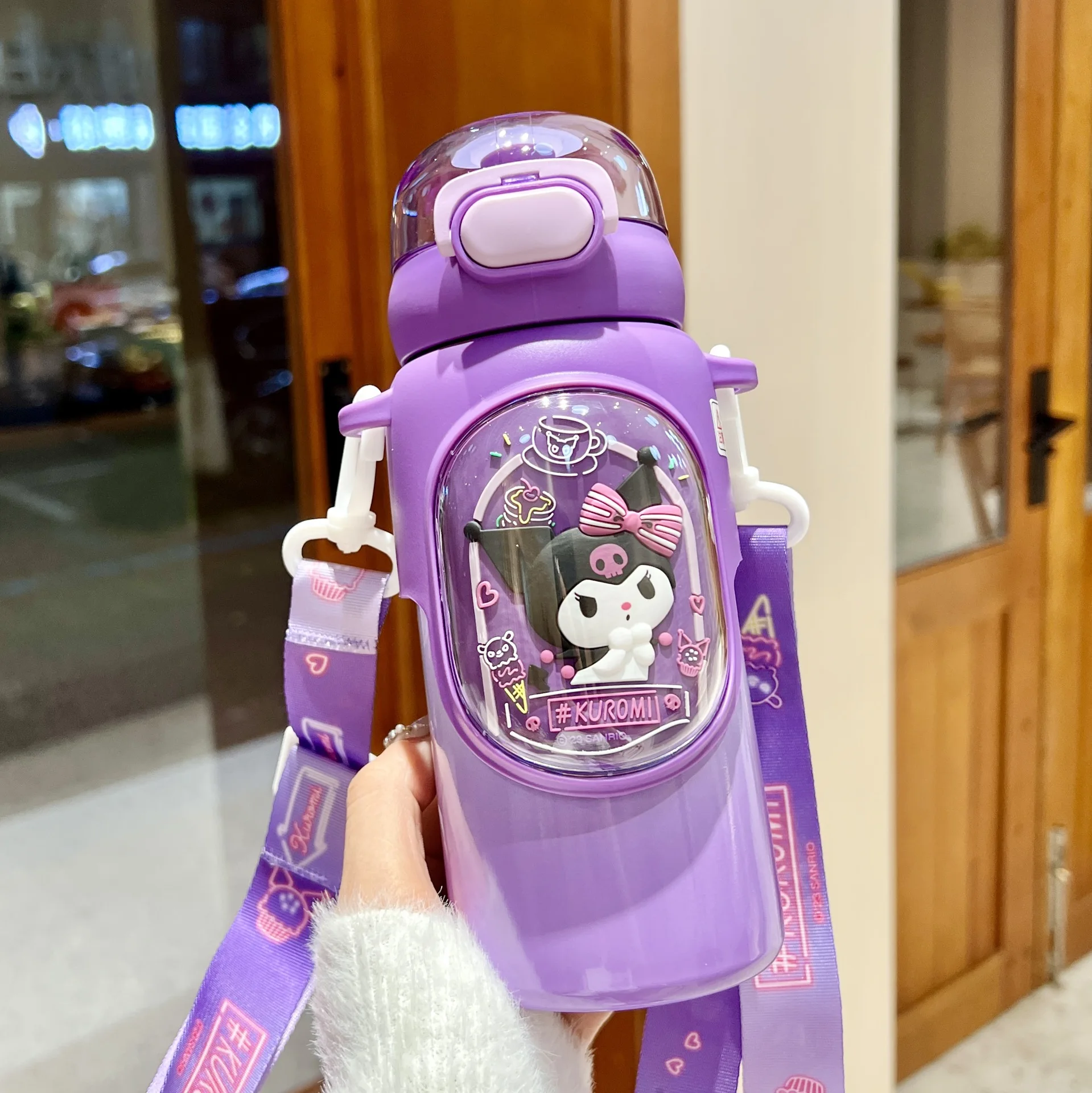 

MINISO Термос Kuromi 460 мл нержавеющая сталь