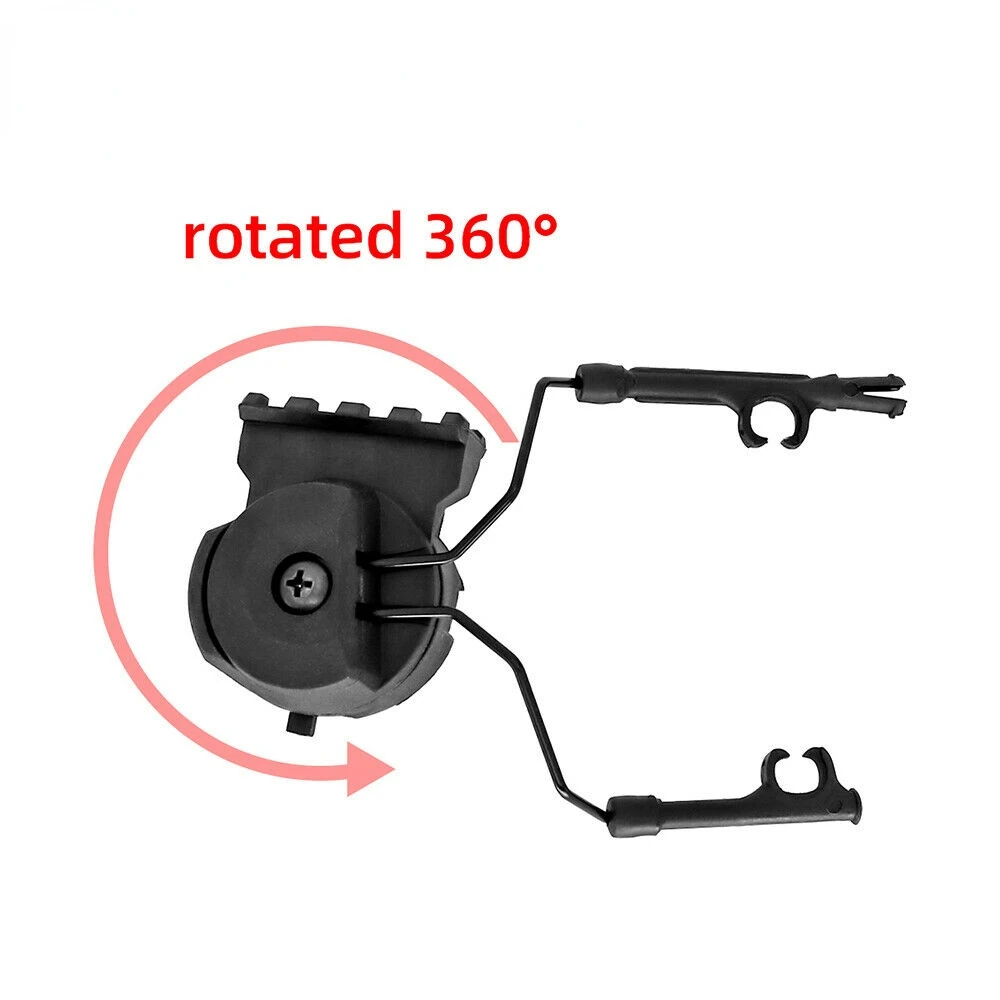 Military Tactical Comtac Helmet ARC OPS-CORE Helmet  Rail Compatible with PELTOR Adapter + Tactical Flashlight Mounting Kit