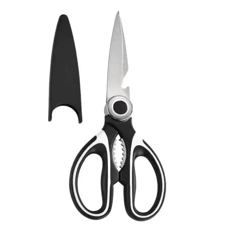 

Multifunctional Kitchen Scissors Stainless Steel Chicken Bone Shears Meat Kitchen Knife Nutcracker Bottle Opener Kitchen Tool