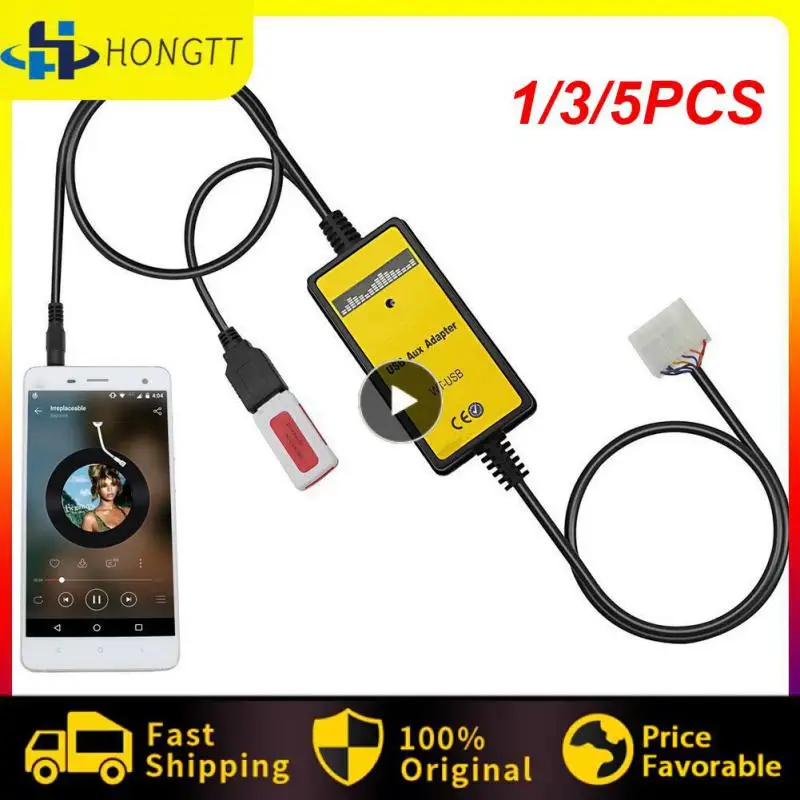 

1/3/5 шт. автомобильный MP3 вход Moonet USB AUX адаптер смена CD для Toyota Avensis RAV4 Auris Corolla Yaris Camry Tacoma и Lexus
