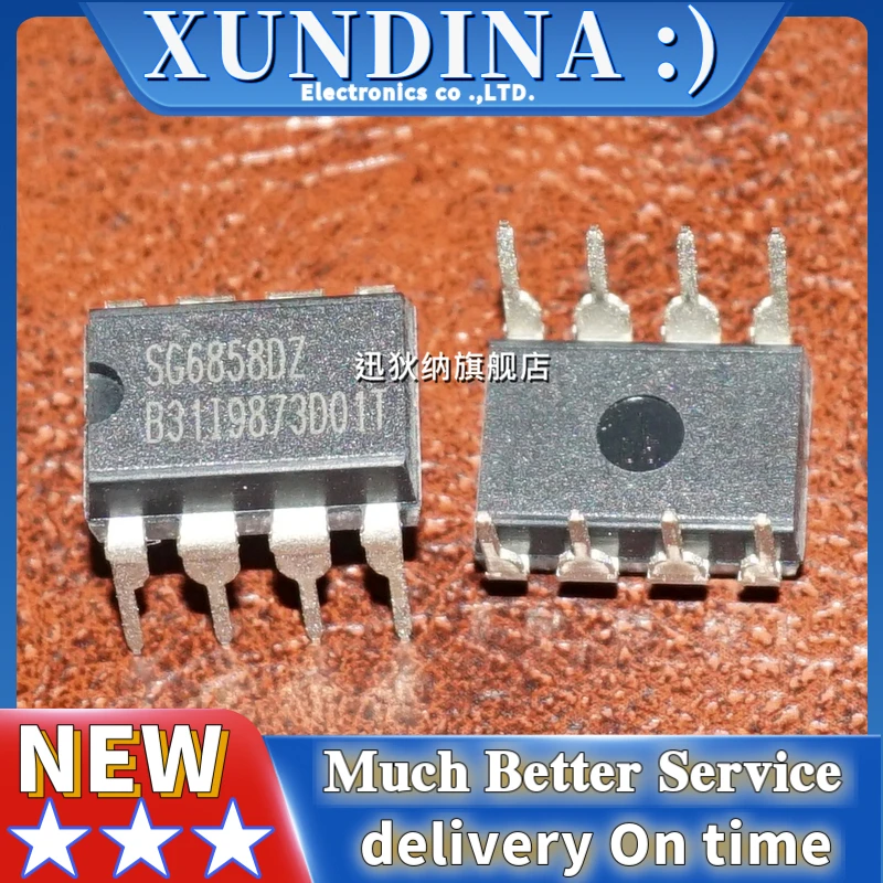 

10 шт./партия SG6858DZ DIP-8, новая и оригинальная интегральная схема