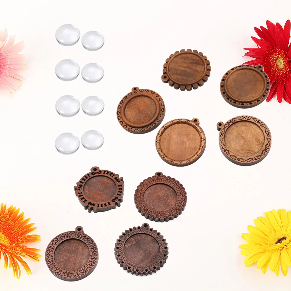 

36pcs Pendant Creative Practical Useful Fashion Pendant Trays Charm Pendant Round Pendant Trays DIY
