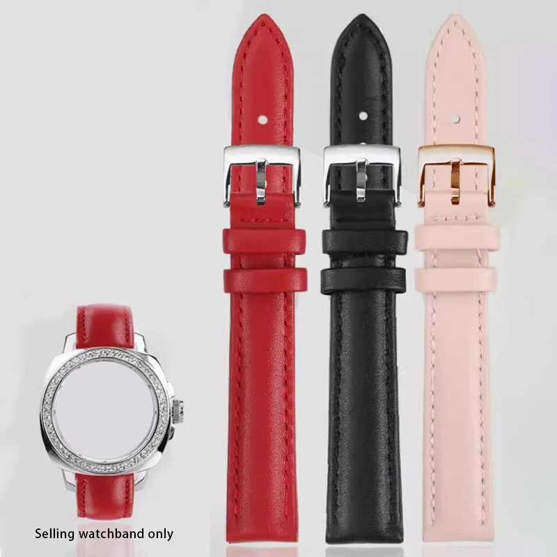 Ремешок из мягкой воловьей кожи для наручных часов 15 мм