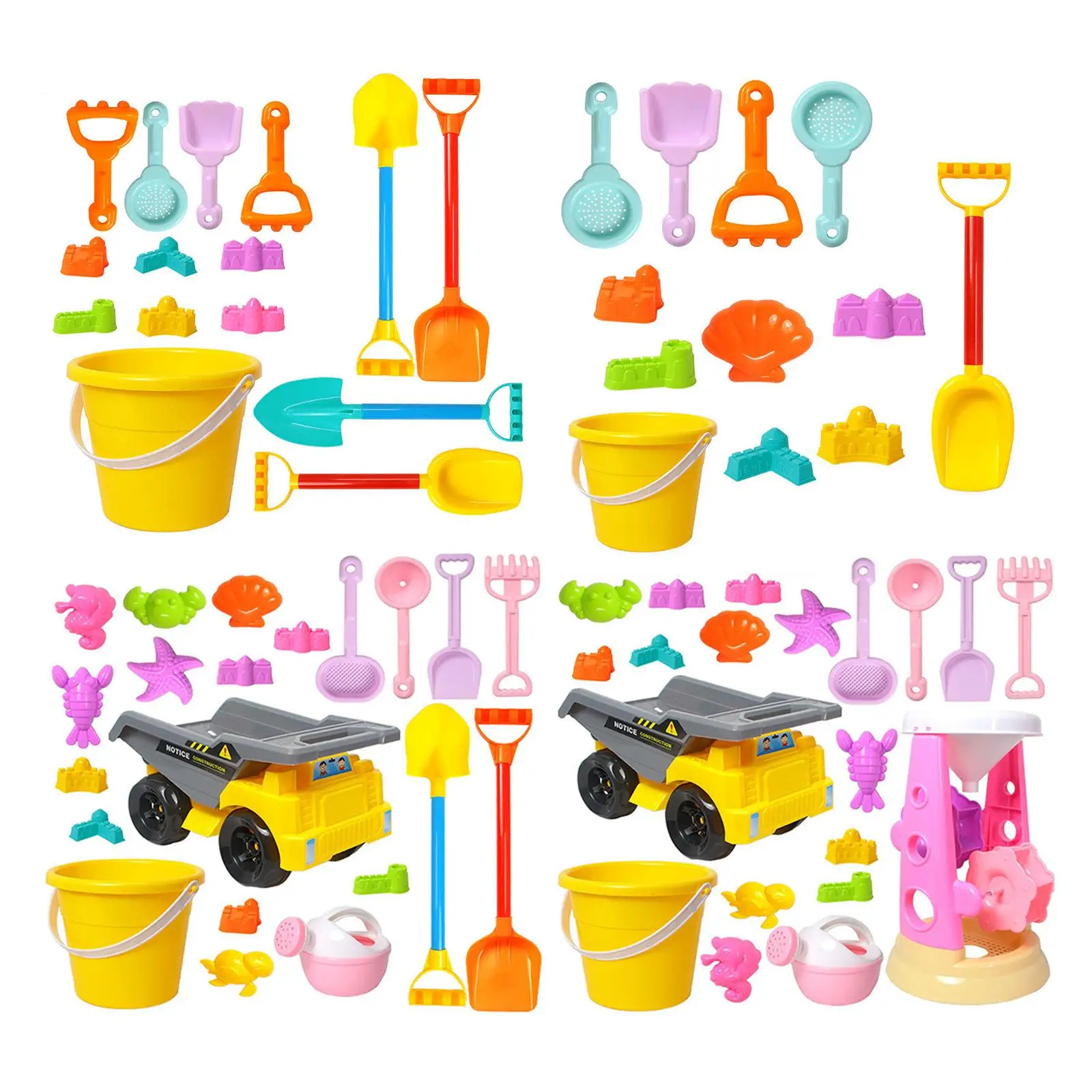 

Sand Beach Toys Play Fun Kids Playset Bath Toys for Boys Girls