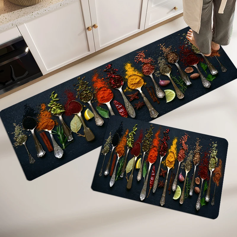 Пряности для кухни ковер нескользящий коврик ног дома гостиной спальни входной