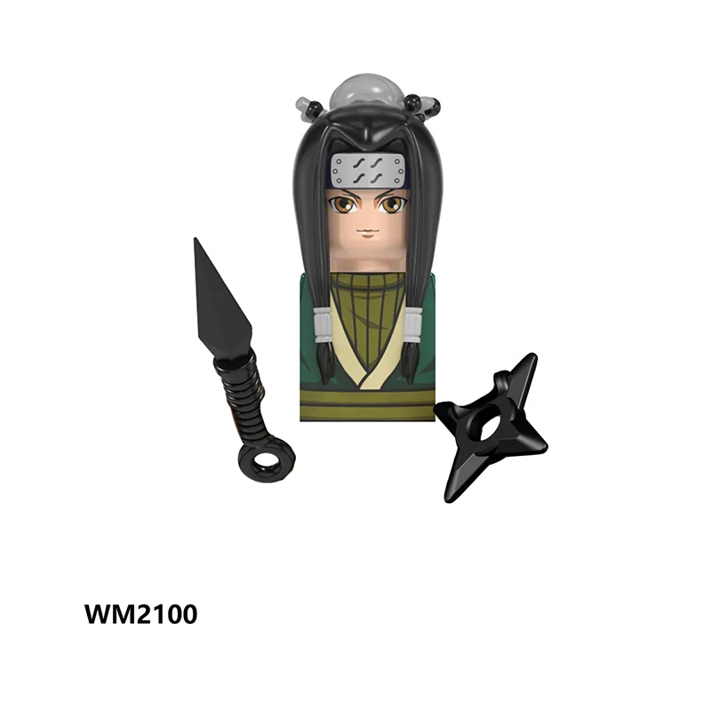 WM6105 WM6106 WM6107 WM6108 WM6109 Naruto blocks anime bricks Sasuke Kakashi mini action toy figures Assemble toys kids gifts