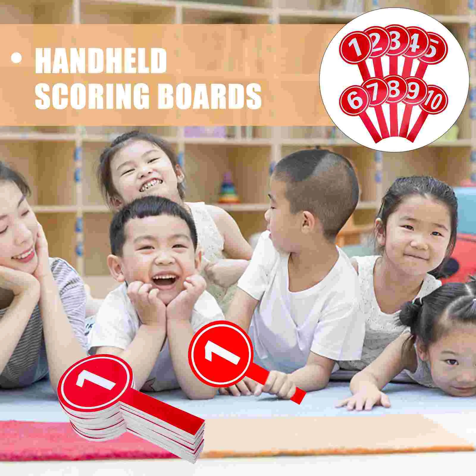 

Holding A Number Plate Reusable Scoreboard Competition Voting Scoreboards Multi-use Portable Whiteboard