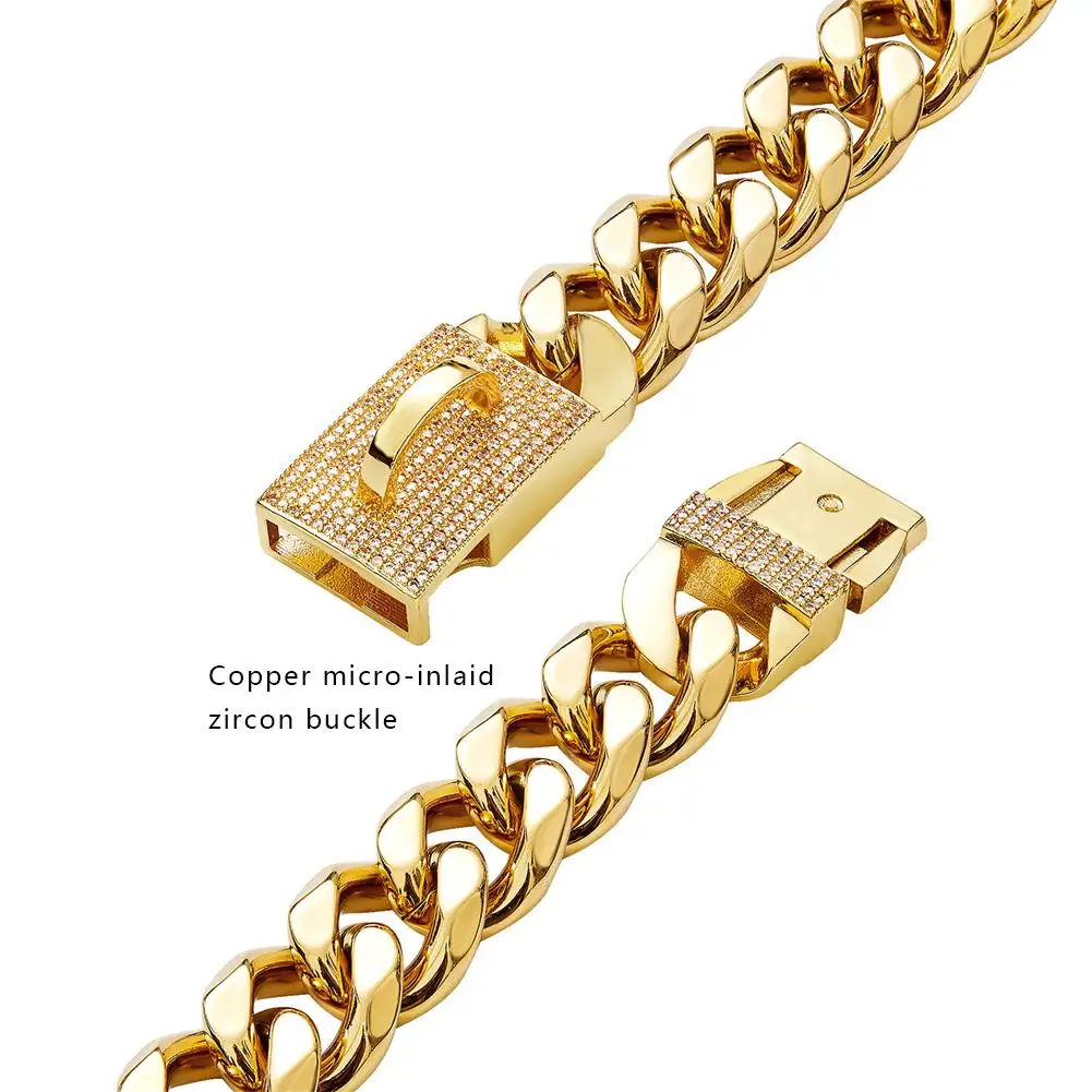 Ошейник для собак среднего и большого размера из титановой стали толщиной 19 мм