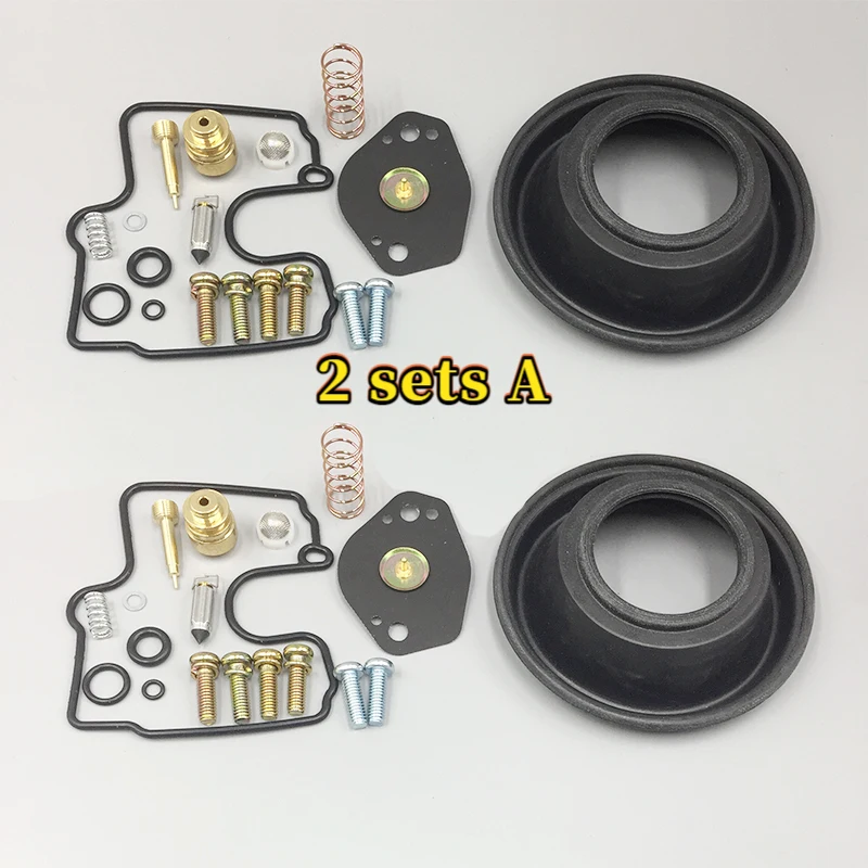 

2 х для Suzuki VL1500 Intrumer VL800/Z VL 1500 комплект для ремонта карбюратора 1998-2004 гг., детали диафрагмы уплотнительной прокладки