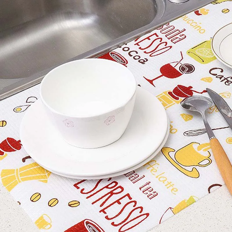 Маслостойкий водонепроницаемый нескользящий коврик для кухонного шкафа 30 х20 см