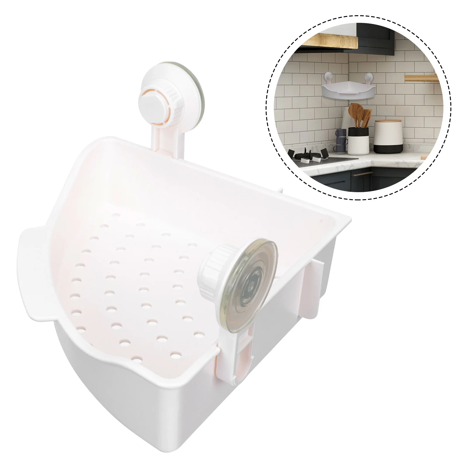 

Kitchen Storage Rack Toilet Wall Mount Shelves Shampoo Bathroom Mounted Shower Basket Shelf Sundries Organizer