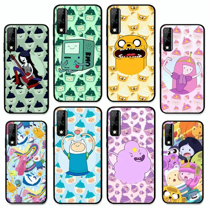 

Cartoon A-Adventures Time Phone Case for Huawei Y 6 9 7 5 8s prime 2019 2018 enjoy 7 plus