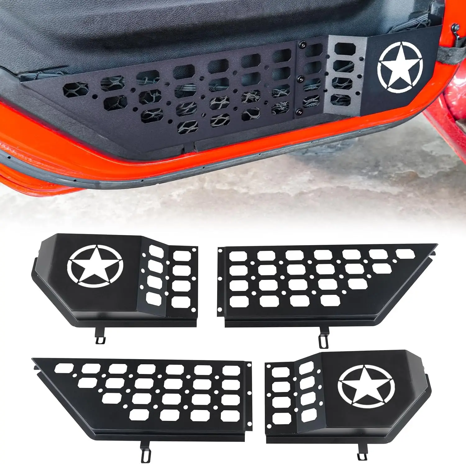 Металлический ящик для хранения передней двери для Jeep Wrangler JL JLU JT 2018-2024, расширение для внутреннего хранения, сумка для хранения передней двери, органайзер